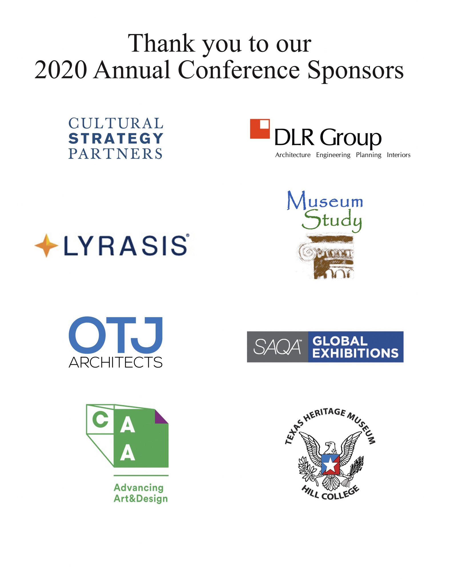2020 Annual Conference Sponsors | Association of Academic Museums and ...