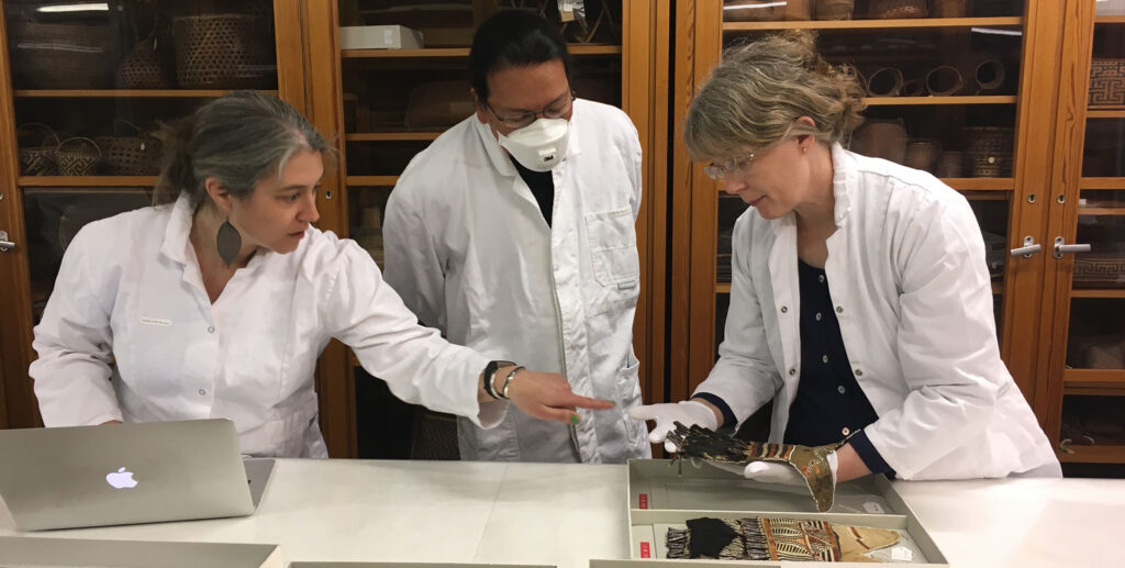 Researchers in the Ethnologisches Museum, Berlin. Photo by Hannah Turner.